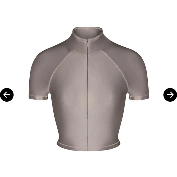 NWT Skims Shine Swim T-shirt Tp-shr-5610w Smoke Size Large - Picture 5 of 7